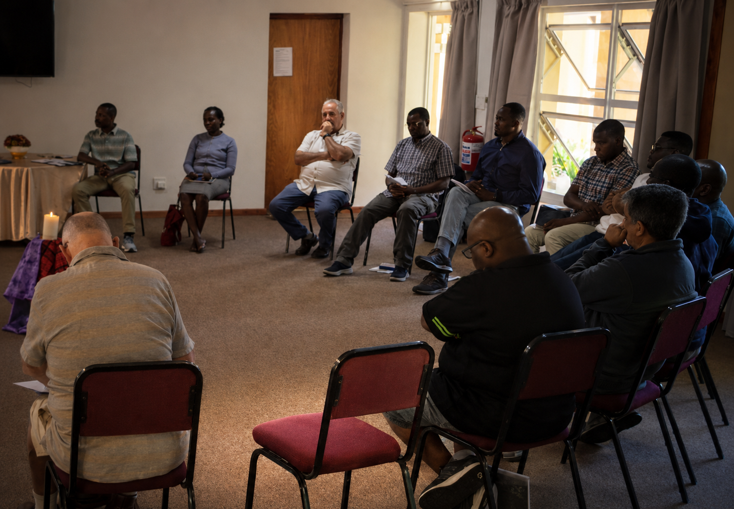 Leadership workshop in session
